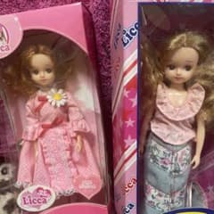 リカちゃん人形 35cthピンクドレスとkidsリカちゃんのサムネイル