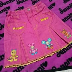 120♥ピンク プリーツ スカート 未使用品のサムネイル