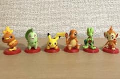ポケモン チョコエッグ 旅立ちの3匹 6体セットのサムネイル