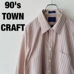 あ*ん様 90'sTOWN CRAFTタウンクラフトマルチストライプシャツ好配色