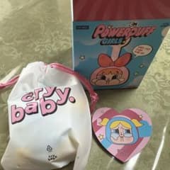CRYBABY x 파워퍼프 걸즈 시리즈 봉제인형 버블스