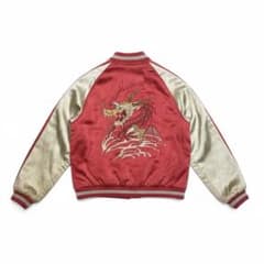 スカジャン スーベニアジャケット リバーシブル ドラゴン＆富士山 