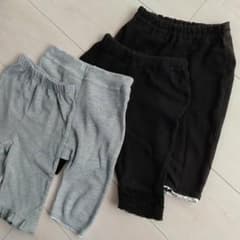 レギンス パンツ黒グレーまとめてのサムネイル