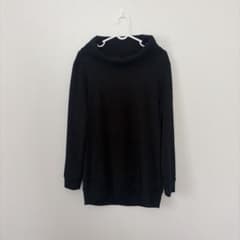 オフタートルネック ニット ブラック L
