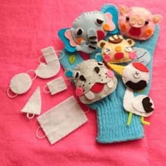 手袋シアター・指人形/こんこんくしゃん・保育のサムネイル