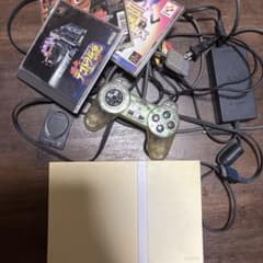 PlayStation 2 本体 HORIコントローラーセットカセット付きのサムネイル