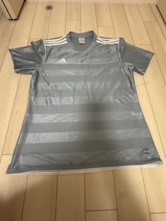 adidas グレー ストライプ シャツ 5のサムネイル