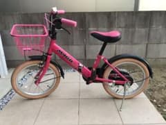16インチ 子供用自転車  補助輪 有のサムネイル