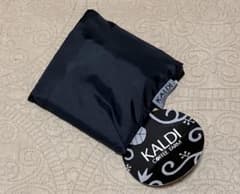 KALDI エコバッグ ブラック 動物柄のサムネイル