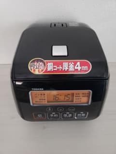 【つぐみ様専用】炊飯器 TOSHIBA ブラックのサムネイル