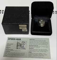 JAP Studio Limited Edition Spider-Man Mask Silver Ring (3000 pieces)