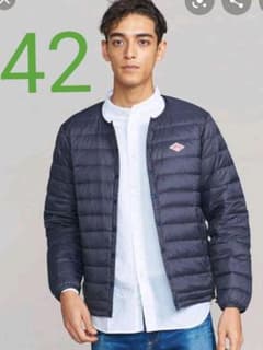 ★美品★ダントン　インナーダウン　42 ネイビーのサムネイル