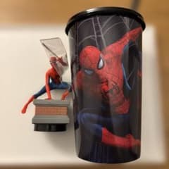 スパイダーマン フィギュア付き ドリンクカップ - メルカリ