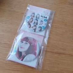NiziU 缶バッジ 2種セット NINA新品 - メルカリ