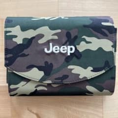 Jeep カモフラージュ柄 車検証、取扱説明書等収納ケース　正規品のサムネイル