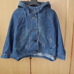 ダメージデニムジャケットショート丈❤のサムネイル