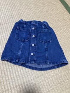 GU デニムスカート ボタン付きのサムネイル