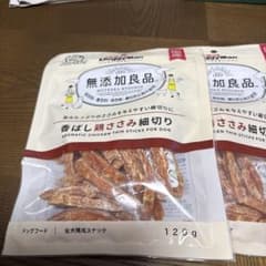 ドギーマン 無添加良品 香ばし鶏ささみ細切り 120g×2袋セットのサムネイル
