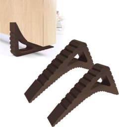 ゴム製ドアストッパー 2個セット ブラウン ※新品未使用 - メルカリ