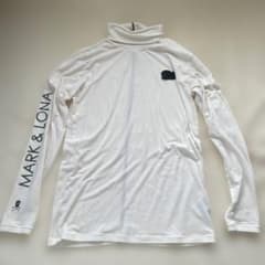 MARK & LONA マークアンドロナ メンズ ゴルフ長袖Tシャツ 白 MARK & LONA マークアンドロナ メンズ ゴルフ長袖Tシャツ 白 - メルカリ
