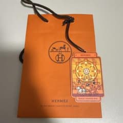HERMES エルメス ショップ袋 ショッパー オレンジ 紙袋 - メルカリ