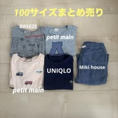 まとめ売り100サイズ　Tシャツ 4枚 パンツ 1枚 セットのサムネイル