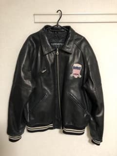 AVIREX レザージャケット 黒のサムネイル
