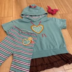 ヴァネロペ 子供服 上下セット 100センチ リボン付き シュガーラッシュ