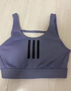 adidas 【美品スポーツブラ】パープルのサムネイル