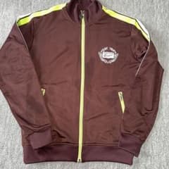 オニツカタイガー トラックジャケット S ブラウン 黄緑 - メルカリ