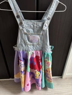 Disney プリンセス デニム ジャンバースカートのサムネイル