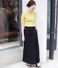 スイカさん専用SLOBE IENA 麻　ボタン スカート 38 リネンのサムネイル