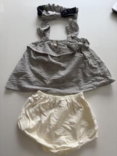 RAG MART ベビー服 セットアップ ヘアバンド付き 80cmのサムネイル