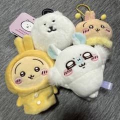 ちいかわ うさぎ モモンガ ナガノキャラクターズ マスコット セット