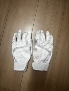 MIZUNO 野球 バッティンググローブ ホワイトLサイズのサムネイル