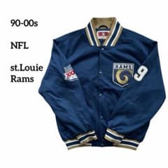 90-00s NFL Rams スタジャン 公式 古着 vintage - メルカリ