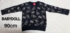 BABYDOLL 長袖トレーナー 90cm 恐竜柄のサムネイル