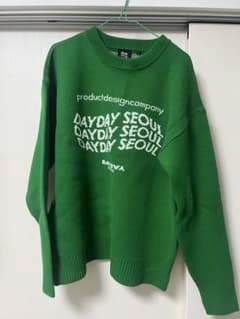 DAYDAY SEOUL 緑 ニットセーターのサムネイル