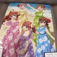 「映画 五等分の花嫁」 B1サイズポスター 中野 一花 二乃 三玖 四葉 五月 五等分の花嫁 B3クリアポスター 一花 二乃 三玖 四葉 五月 5つ子
