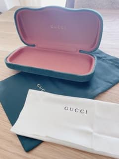 ◇GUCCI◇メガネケース　グリーン　ベロアのサムネイル