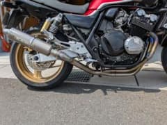 ジン　MORIWAKI フルエキゾーストマフラー　cb400sf ジン様専用 MORIWAKI フルエキゾーストマフラー cb400sf - メルカリ