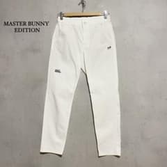 美品 マスターバニーエディション ゴルフパンツ レディース 0 白