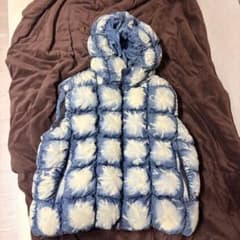 DIESEL デニム フード付き ダウンベスト