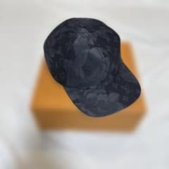 ルイヴィトン LOUIS VUITTON キャップL モノグラム ウール シルク