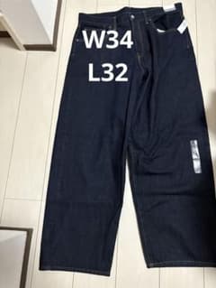 GAP スーパーバギー　デニム　インディゴブルー　34W 32Lのサムネイル