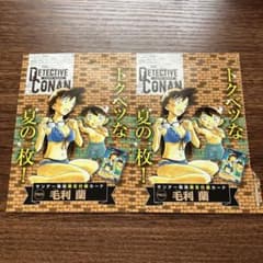 コナンカード週刊少年サンデー37・38合併号特別付録 毛利蘭 2枚セット
