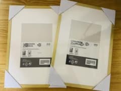 IKEA ゴールドフォトフレーム　2個　新品のサムネイル