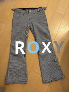 ROXY ロキシー ギンガムチェック スノーボードウェア パンツ M - メルカリ