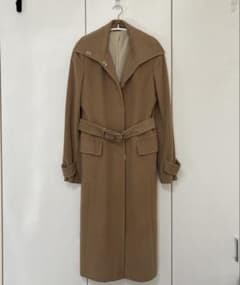 ❤️美品コムサデモード カシミヤ100% ロングコート 11ベルト付 