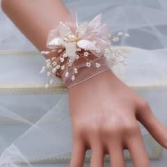 ♡美品 残り1点♪リボンブレスレット♬のサムネイル